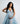 FOR HIRE MATERNITY / PHOTO SHOOT DRESS in blue with embroidery " Blue Aurora "