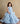 FOR HIRE / Rent Tulle Photoshoot Maternity Dress " The Queen" Baby Blue and matching Girls Dress