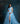 For Hire / rent Tulle Maternity Photoshoot Baby Shower Dress " Crystal " Blue with Girls matching dress