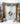 Christmas Backdrop "White barn doors and trees"