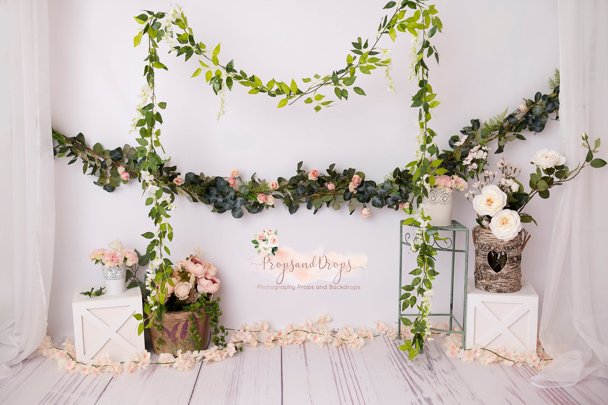 Simple Backdrop Example Floral Simple Backdrop for all kinds of sessions – PropsandDrops