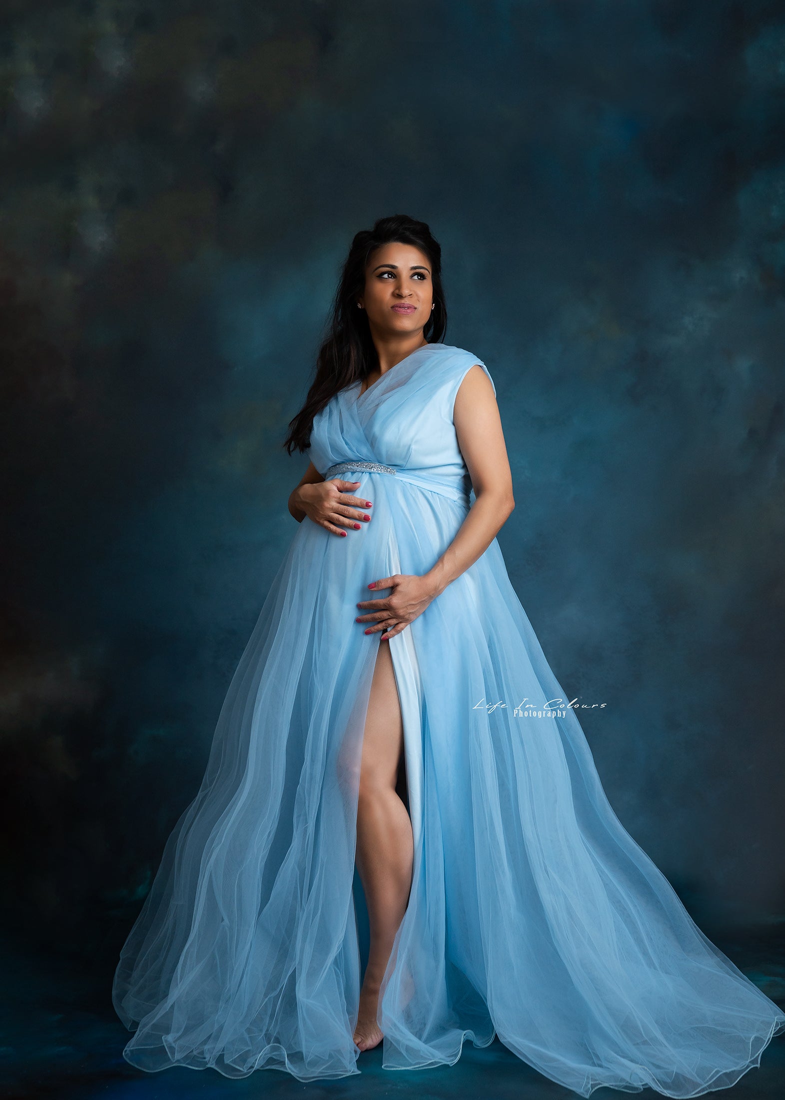 For Hire rent Tulle Maternity Photoshoot Baby Shower Dress